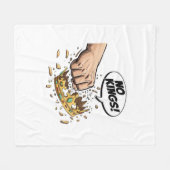 No Kings In America Creative Design Fleecedecke (Vorderseite (Horizontal))