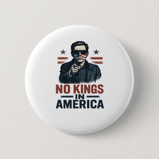 No Kings In America Defend Since 1776 Patriotic Gr Button (Vorderseite)
