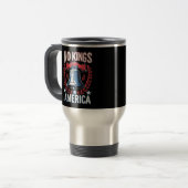 No Kings In America Design Classic Artistic Graphi Reisebecher (Vorderseite Links)