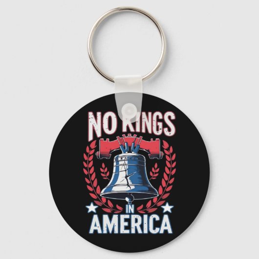 No Kings In America Design Classic Artistic Graphi Schlüsselanhänger (Vorderseite)