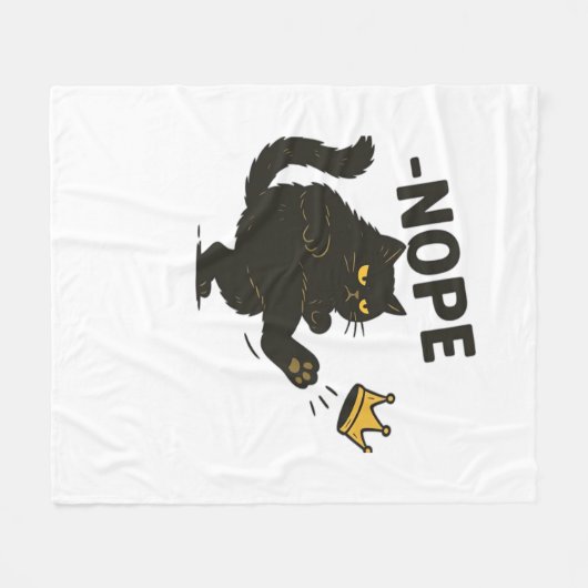 No Kings In America Essential Cool Unique Fleecedecke (Vorderseite (Horizontal))