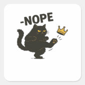 No Kings In America Essential Cool Unique Quadratischer Aufkleber (Vorderseite)