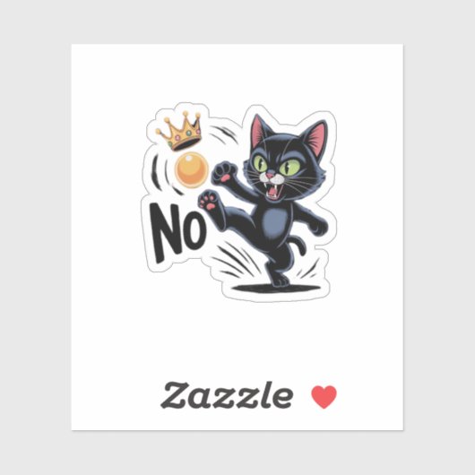 No Kings In America Essential Minimal Clean Aufkleber (Blatt)