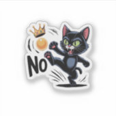 No Kings In America Essential Minimal Clean Aufkleber (Vorderseite)