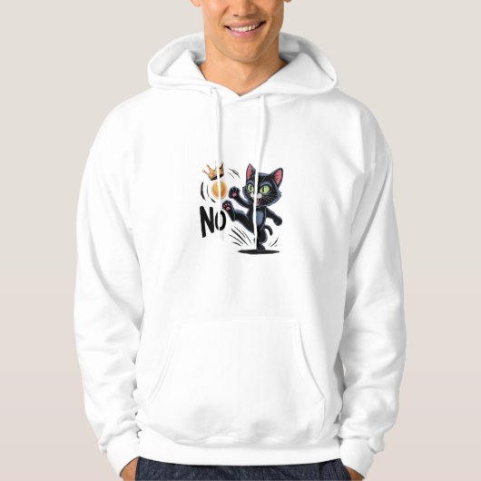 No Kings In America Essential Minimal Clean Hoodie (Vorderseite)