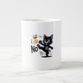 No Kings In America Essential Minimal Clean Jumbo-Tasse (Vorderseite)