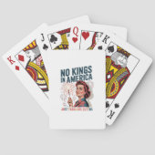 No Kings In America Fabulous Queens Pride 2025 Des Spielkarten (Rückseite)