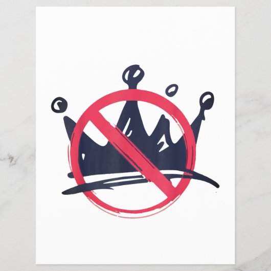 No Kings in America  Flyer (Vorne)