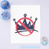 No Kings in America  Flyer (Einzeln)