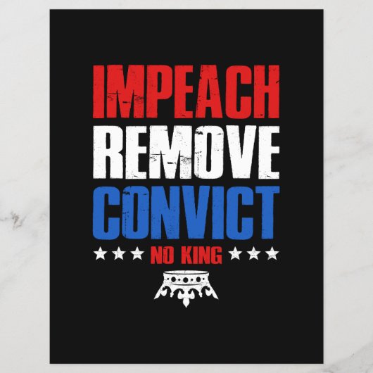 No Kings in America Flyer (Vorne)