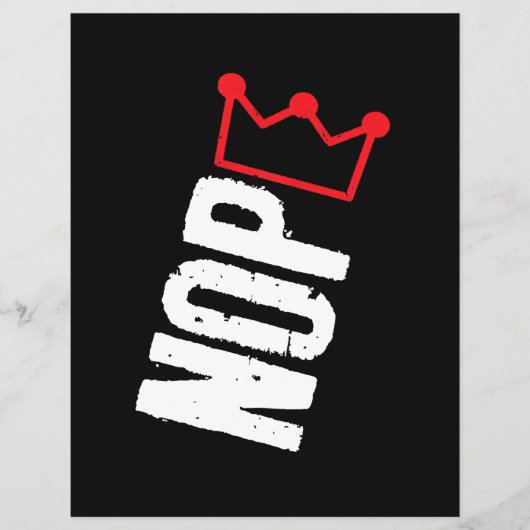 No Kings in America Flyer (Vorne)