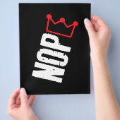 No Kings in America Flyer (Hand)