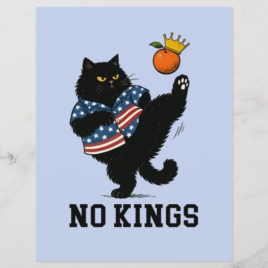 No Kings in America Flyer (Vorne)