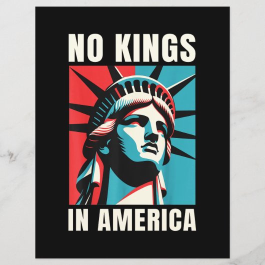 No Kings in America  Flyer (Vorne)