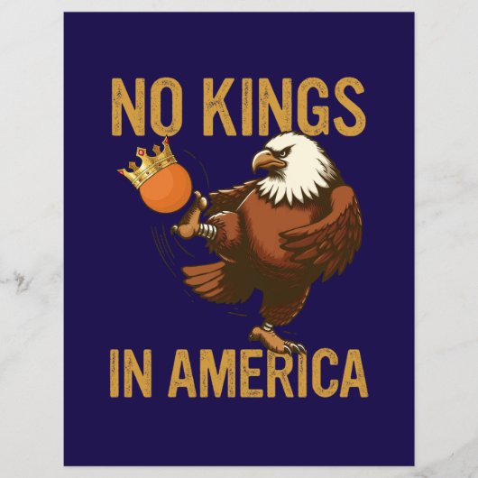 No Kings in America  Flyer (Vorne)