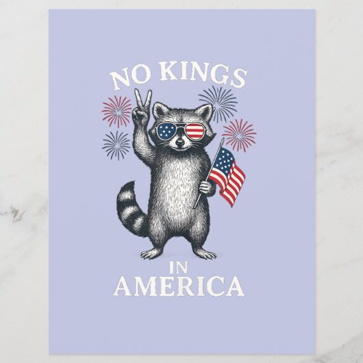 No Kings in America  Flyer (Vorne)