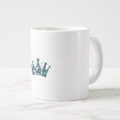 No Kings In America Freedom Aesthetic Jumbo-Tasse (Vorderseite Rechts)
