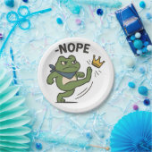 No Kings in America Frog No Kings Democracy Pappteller (Party)