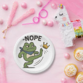 No Kings in America Frog No Kings Democracy Pappteller (Party)