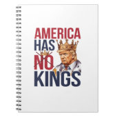 No Kings In America Funny America Has No King Poli Notizblock (Vorderseite)