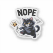 No Kings In America Funny Kicking Crown Classic Vi Aufkleber (Vorderseite)