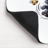 No Kings In America Funny Kicking Crown Classic Vi Mousepad (Ecke)