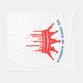 No Kings In America II Classic Fleecedecke (Vorderseite (Horizontal))