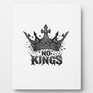 No Kings In America Minimal Clean Fotoplatte