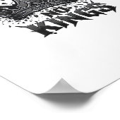 No Kings In America Minimal Clean Poster (Ecke)