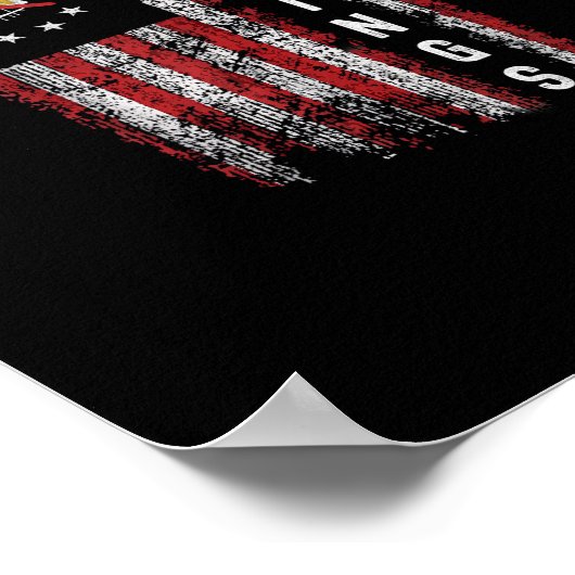 No Kings In America Minimal Clean Poster (Ecke)