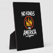 No Kings In America No Crown Minimal Clean Fotoplatte (Seite)