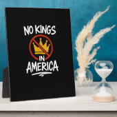 No Kings In America No Crown Minimal Clean Fotoplatte (Seite)