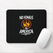 No Kings In America No Crown Minimal Clean Mousepad (Mit Mouse)