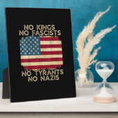 No Kings In America No Fascists We The People Poli Fotoplatte (Seite)