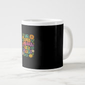 No Kings In America Only Queens Funny Queer Gay Pr Jumbo-Tasse (Vorderseite Rechts)
