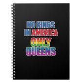 No Kings In America Only Queens Funny Queer Gay Pr Notizblock (Vorderseite)