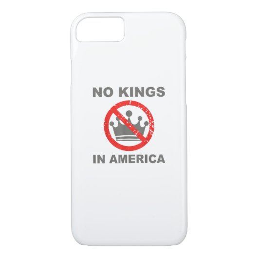 No Kings In America Patriotic Casual Case-Mate iPhone Hülle (Rückseite)