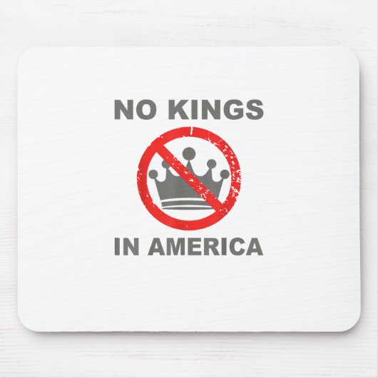 No Kings In America Patriotic Casual Mousepad (Vorne)