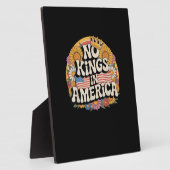 No Kings In America Patriotic Vintage Graphic Look Fotoplatte (Seite)