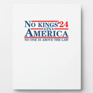 No Kings In America Retro Classic Fotoplatte