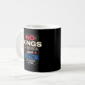 No Kings In America Retro Classic Kaffeetasse (Vorderseite Links)