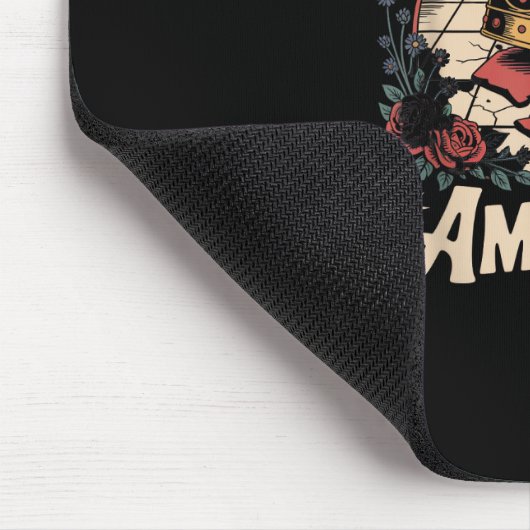 No Kings In America Retro Classic Mousepad (Ecke)