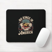 No Kings In America Retro Classic Mousepad (Mit Mouse)