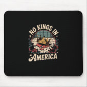 No Kings In America Retro Classic Mousepad (Vorne)