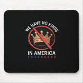 No Kings In America Retro Classic Mousepad (Vorne)