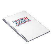 No Kings In America Retro Classic Notizblock (Rechte Seite)