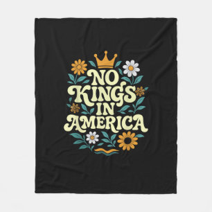 No Kings In America Seit 1776 Freedom Classic Fleecedecke