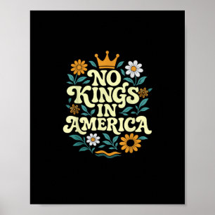 No Kings In America Seit 1776 Freedom Classic Poster