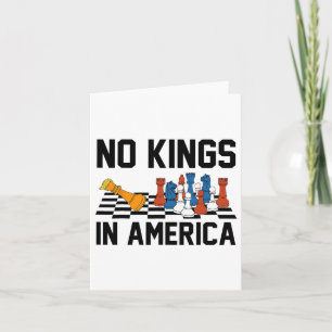 No Kings In America Shirt No Kings Männer Frauen  Karte
