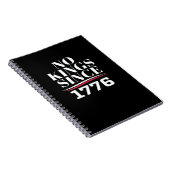 No Kings In America Since 1776 #1 Classic Notizblock (Rechte Seite)
